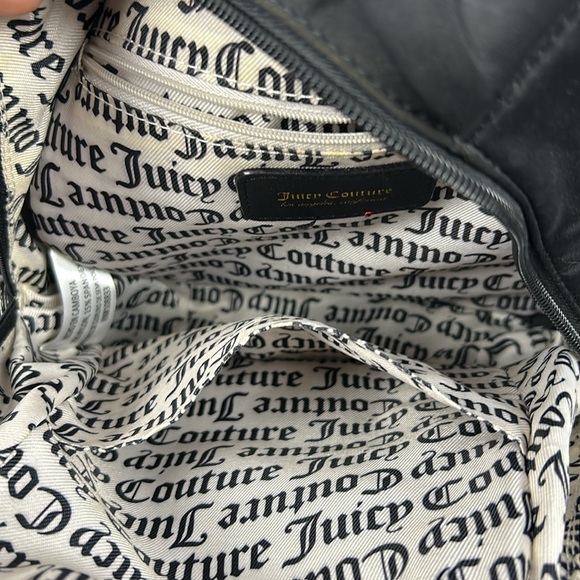 Black mini Juicy Couture backpack - Picture 6 of 11